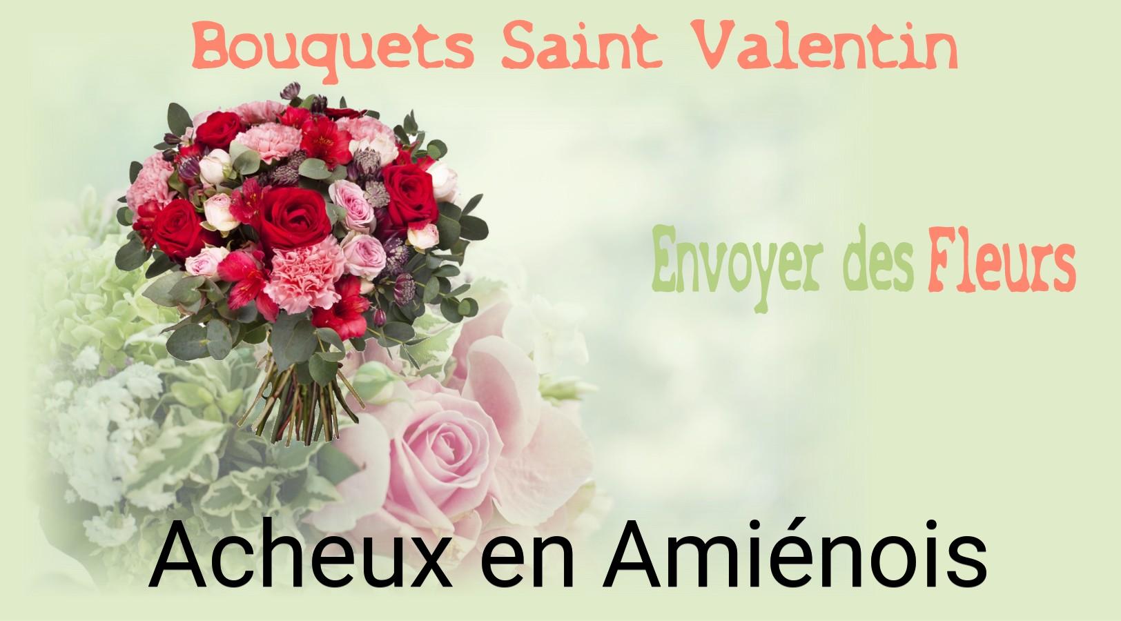 Roses de Saint-Valentin livrées à Acheux-en-Amiénois